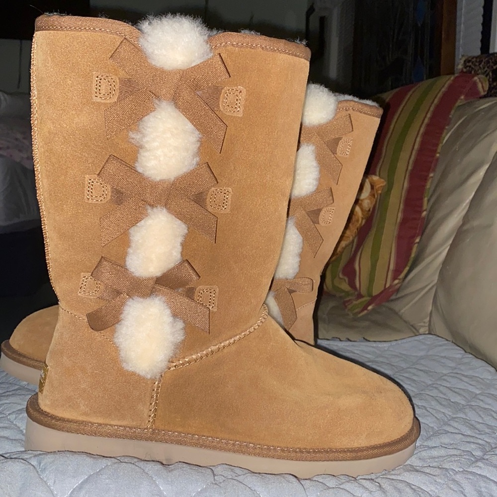 Chestnut colored Koolaburra by UGGs Victoria Tall Boot Size 9W